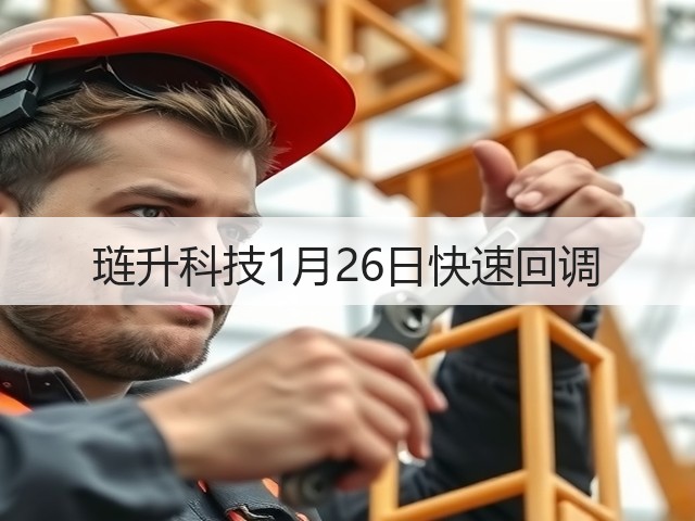 琏升科技1月26日快速回调(图2) 琏升科技1月26日快速回调(图2)