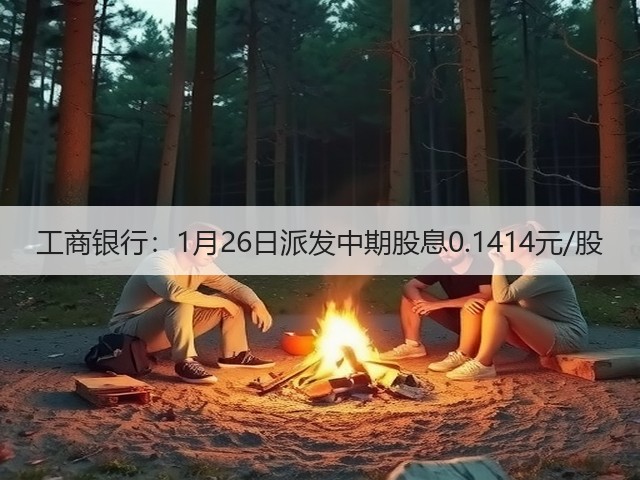 工商银行:1月26日派发中期股息0.1414元/股(图2) 工商银行:1月26日派发中期股息0.1414元/股(图2)
