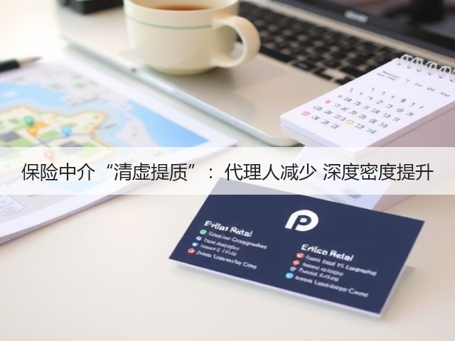 保险中介“清虚提质”:代理人减少 深度密度提升(图2) 保险中介“清虚提质”:代理人减少 深度密度提升(图2)
