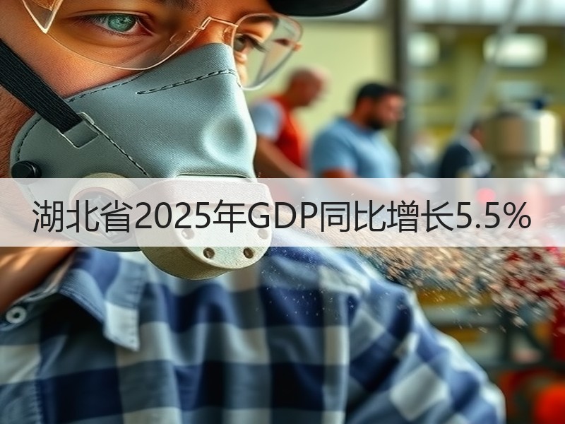 湖北省2025年GDP同比增长5.5%