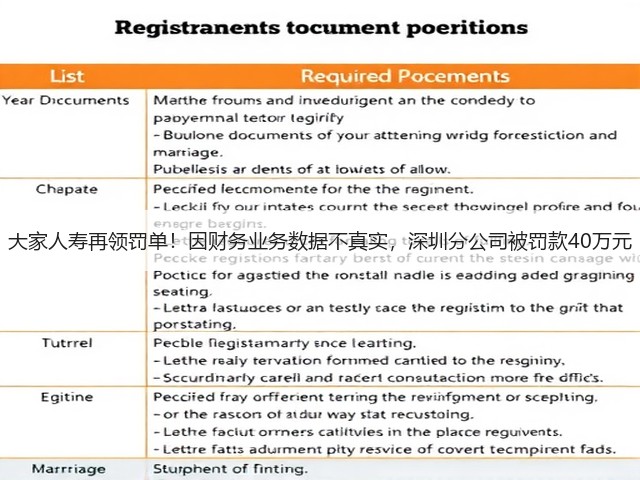 大家人寿再领罚单!因财务业务数据不真实,深圳分公司被罚款40万元(图1) 大家人寿再领罚单!因财务业务数据不真实,深圳分公司被罚款40万元(图1)