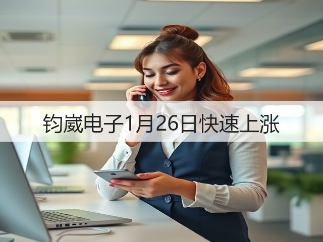 钧崴电子1月26日快速上涨(图2) 钧崴电子1月26日快速上涨(图2)