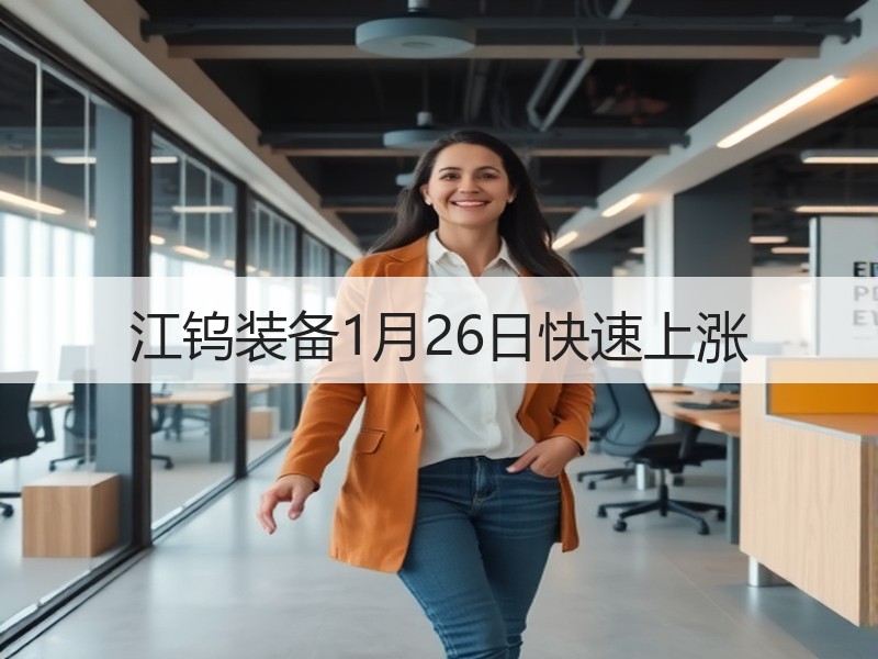 江钨装备1月26日快速上涨