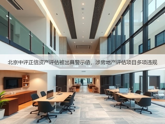 北京中评正信资产评估被出具警示函,涉房地产评估项目多项违规(图1) 北京中评正信资产评估被出具警示函,涉房地产评估项目多项违规(图1)