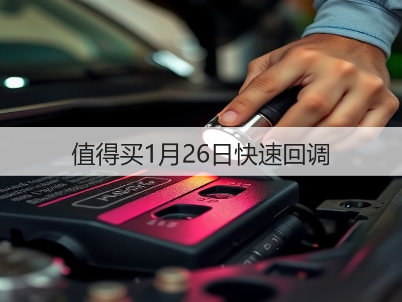 值得买1月26日快速回调