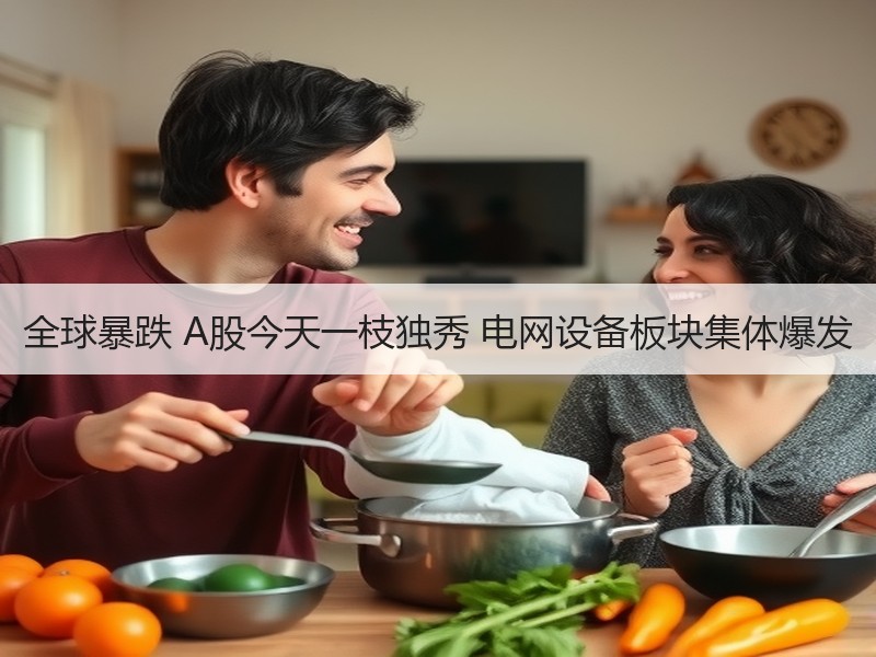 全球暴跌 A股今天一枝独秀 电网设备板块集体爆发