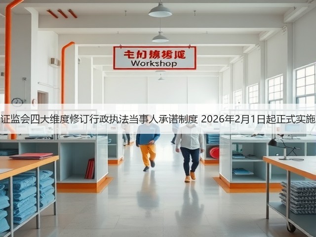 证监会四大维度修订行政执法当事人承诺制度 2026年2月1日起正式实施(图2) 证监会四大维度修订行政执法当事人承诺制度 2026年2月1日起正式实施(图2)