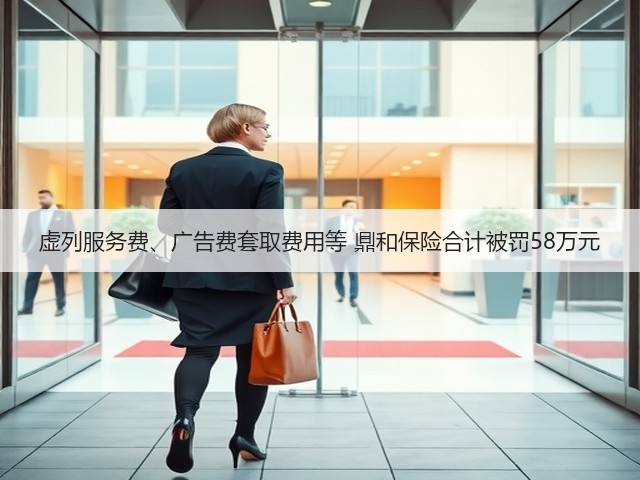 虚列服务费、广告费套取费用等 鼎和保险合计被罚58万元(图3)