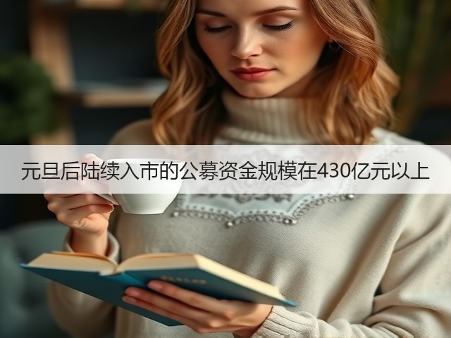 元旦后陆续入市的公募资金规模在430亿元以上(图2) 元旦后陆续入市的公募资金规模在430亿元以上(图2)