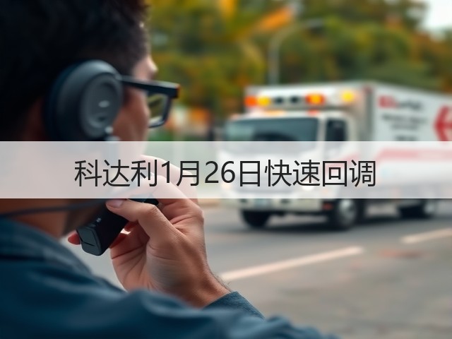 科达利1月26日快速回调(图1)
