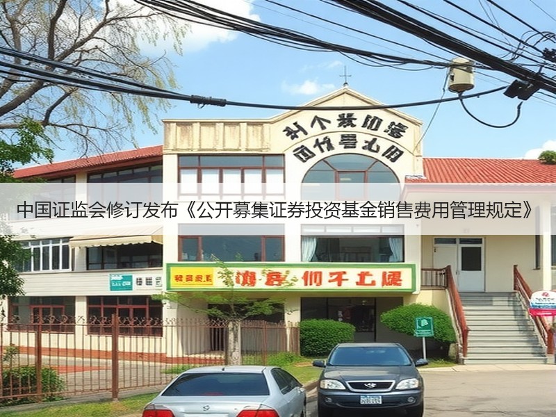 中国证监会修订发布《公开募集证券投资基金销售费用管理规定》