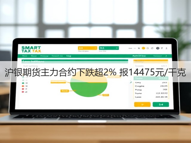 沪银期货主力合约下跌超2% 报14475元/千克(图2)