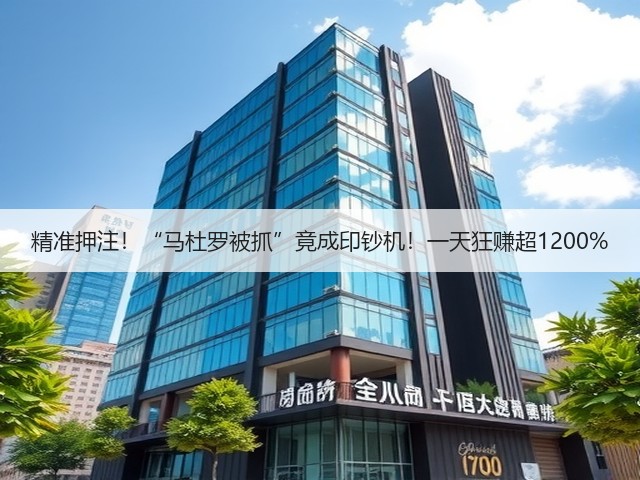 精准押注！“马杜罗被抓”竟成印钞机！一天狂赚超1200%(图2)