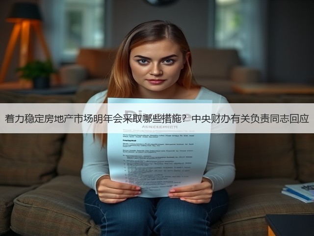 着力稳定房地产市场明年会采取哪些措施?中央财办有关负责同志回应(图1) 着力稳定房地产市场明年会采取哪些措施?中央财办有关负责同志回应(图1)