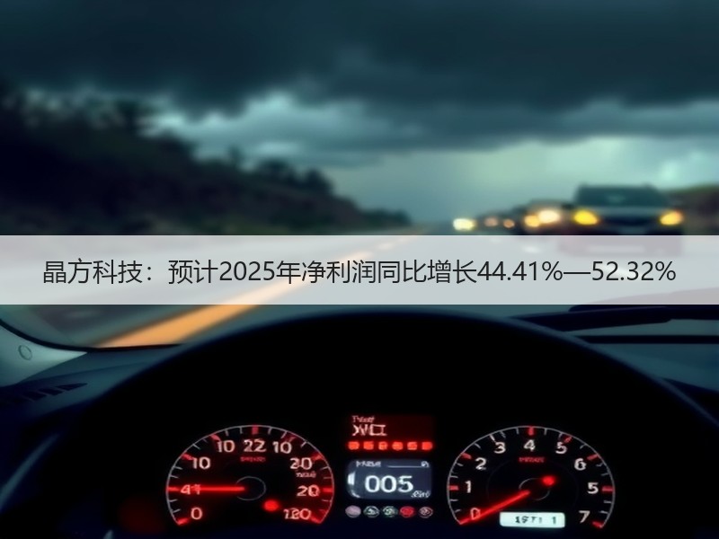 晶方科技：预计2025年净利润同比增长44.41%—52.32%