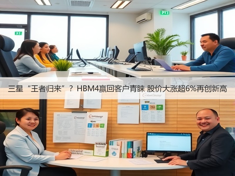 三星“王者归来”？HBM4赢回客户青睐 股价大涨超6%再创新高