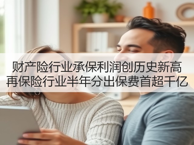 财产险行业承保利润创历史新高 再保险行业半年分出保费首超千亿(图3)