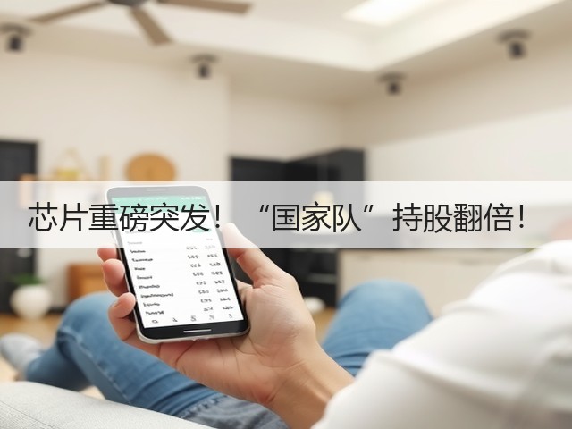 芯片重磅突发!“国家队”持股翻倍!(图2) 芯片重磅突发!“国家队”持股翻倍!(图2)