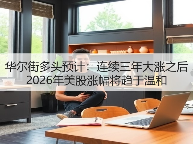 华尔街多头预计：连续三年大涨之后 2026年美股涨幅将趋于温和(图1)