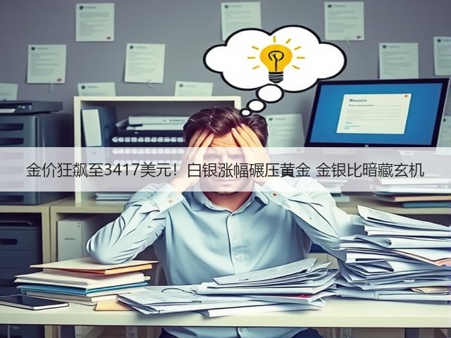 金价狂飙至3417美元！白银涨幅碾压黄金 金银比暗藏玄机(图2)