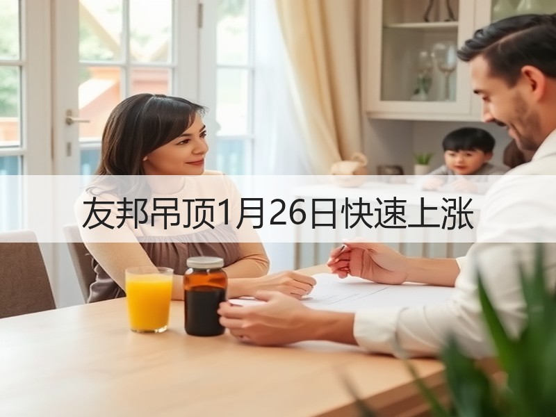 友邦吊顶1月26日快速上涨