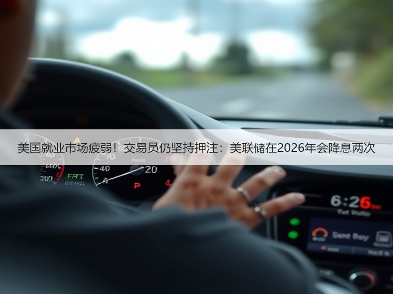 美国就业市场疲弱！交易员仍坚持押注：美联储在2026年会降息两次