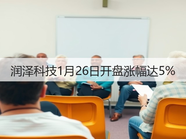 润泽科技1月26日开盘涨幅达5%(图3) 润泽科技1月26日开盘涨幅达5%(图3)