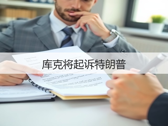 库克将起诉特朗普(图1) 库克将起诉特朗普(图1)