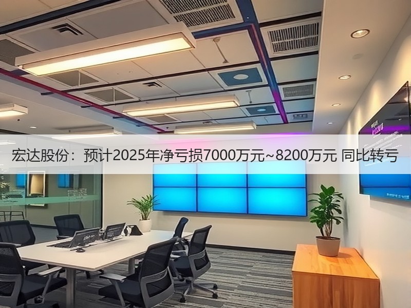 宏达股份：预计2025年净亏损7000万元~8200万元 同比转亏