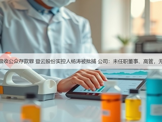 涉嫌非法吸收公众存款罪 登云股份实控人杨涛被批捕 公司:未任职董事、高管,无重大影响(图2) 涉嫌非法吸收公众存款罪 登云股份实控人杨涛被批捕 公司:未任职董事、高管,无重大影响(图2)
