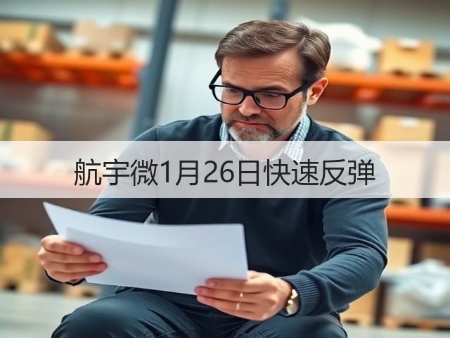 航宇微1月26日快速反弹(图1) 航宇微1月26日快速反弹(图1)