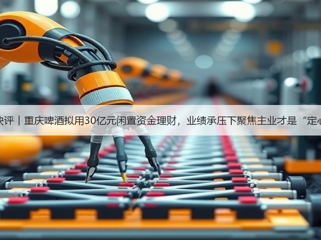 公司快评︱重庆啤酒拟用30亿元闲置资金理财，业绩承压下聚焦主业才是“定心丸”(图2)