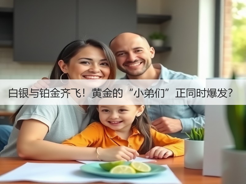 白银与铂金齐飞！黄金的“小弟们”正同时爆发？