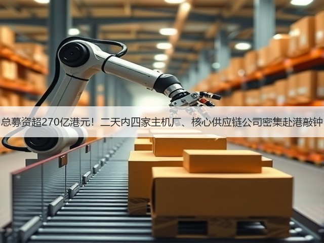 总募资超270亿港元!二天内四家主机厂、核心供应链公司密集赴港敲钟(图3) 总募资超270亿港元!二天内四家主机厂、核心供应链公司密集赴港敲钟(图3)