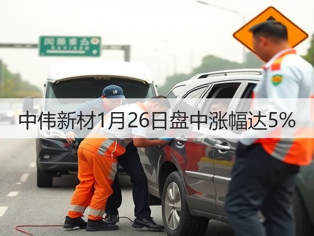 中伟新材1月26日盘中涨幅达5%(图1) 中伟新材1月26日盘中涨幅达5%(图1)