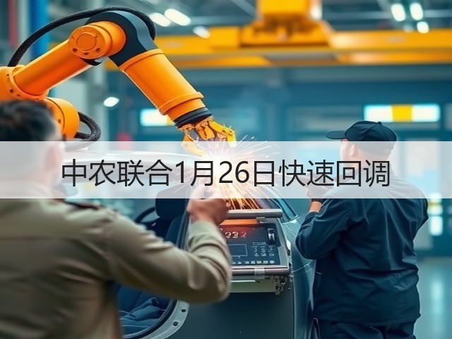 中农联合1月26日快速回调(图2)