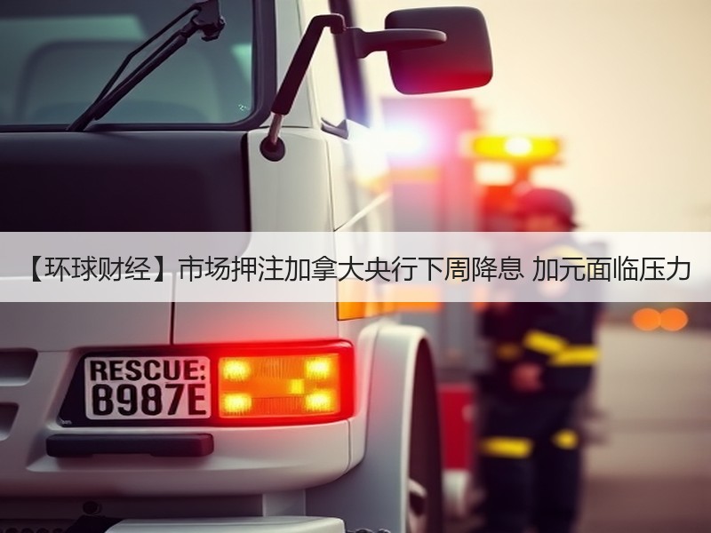 【环球财经】市场押注加拿大央行下周降息 加元面临压力
