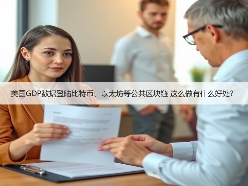 美国GDP数据登陆比特币、以太坊等公共区块链 这么做有什么好处？