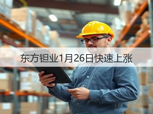 东方钽业1月26日快速上涨(图2) 东方钽业1月26日快速上涨(图2)