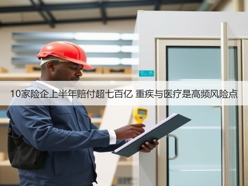 10家险企上半年赔付超七百亿 重疾与医疗是高频风险点
