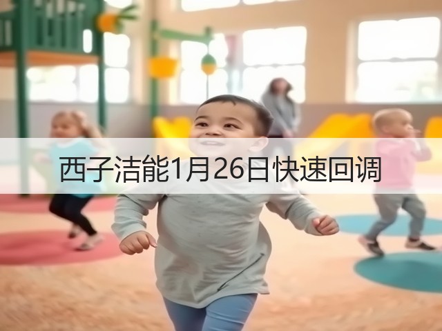 西子洁能1月26日快速回调(图2)