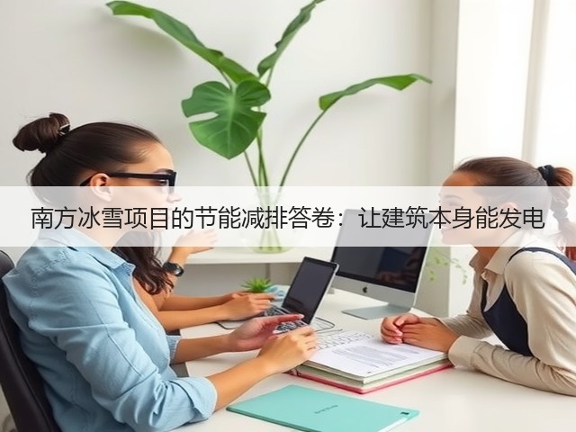 南方冰雪项目的节能减排答卷:让建筑本身能发电(图3) 南方冰雪项目的节能减排答卷:让建筑本身能发电(图3)