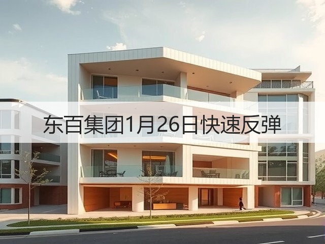 东百集团1月26日快速反弹(图1)
