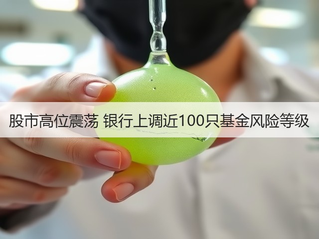 股市高位震荡 银行上调近100只基金风险等级(图3) 股市高位震荡 银行上调近100只基金风险等级(图3)