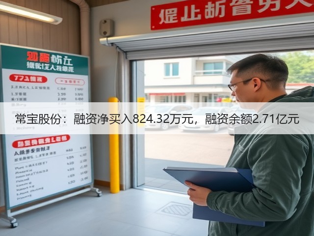 常宝股份:融资净买入824.32万元,融资余额2.71亿元(图1) 常宝股份:融资净买入824.32万元,融资余额2.71亿元(图1)
