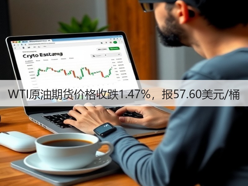 WTI原油期货价格收跌1.47%，报57.60美元/桶