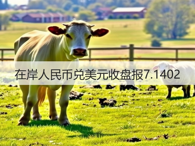 在岸人民币兑美元收盘报7.1402