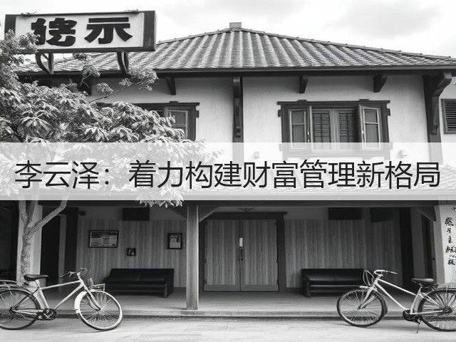 李云泽：着力构建财富管理新格局(图2)