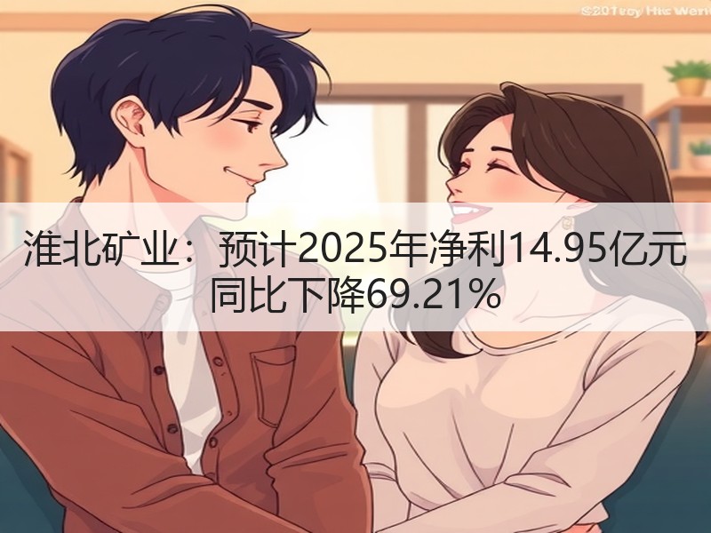 淮北矿业：预计2025年净利14.95亿元 同比下降69.21%