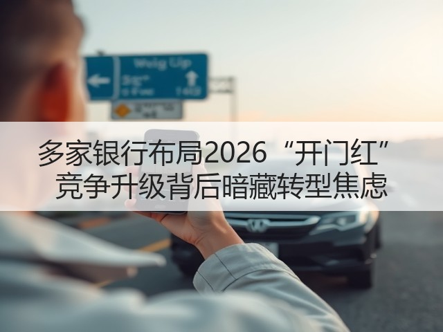 多家银行布局2026“开门红” 竞争升级背后暗藏转型焦虑(图1)